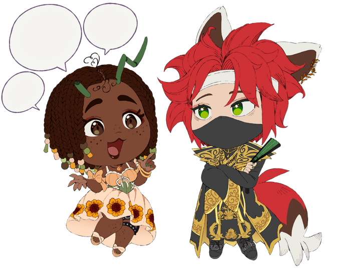 Flat Color - Chibi